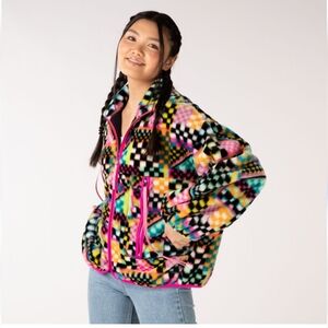 UGG Multicolor Fleece Jacket